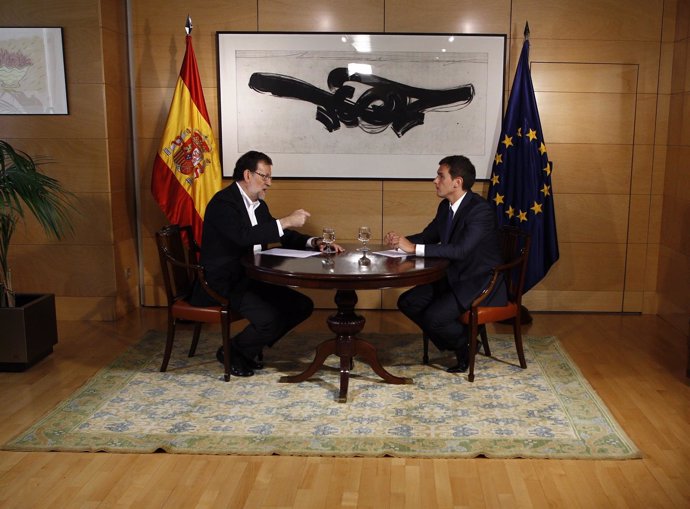 Reunión de Rajoy y Rivera