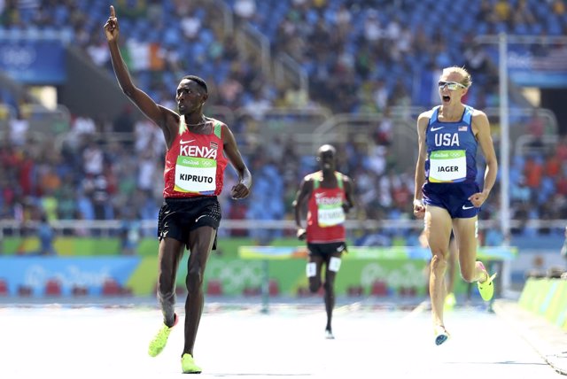 Conseslus Kipruto, campeón olímpico en 3.000 obstáculos en Río