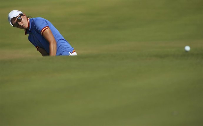 Carlota Ciganda en su estreno en los Juegos de Río