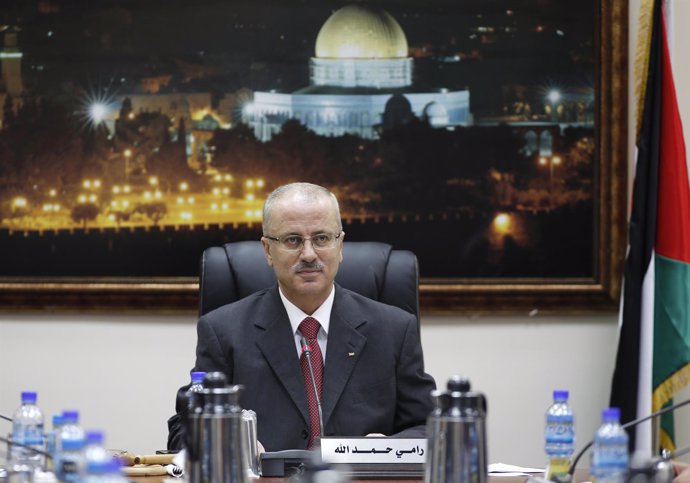 El primer ministro palestino Rami Hamdallah