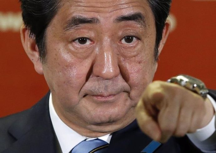 El primer ministro de Japón, Shinzo Abe,
