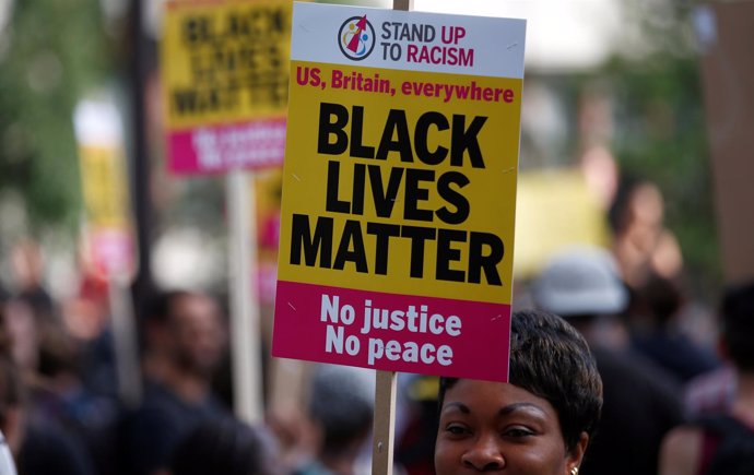 Manifestación de 'Black Live Matters' en Reino Unido