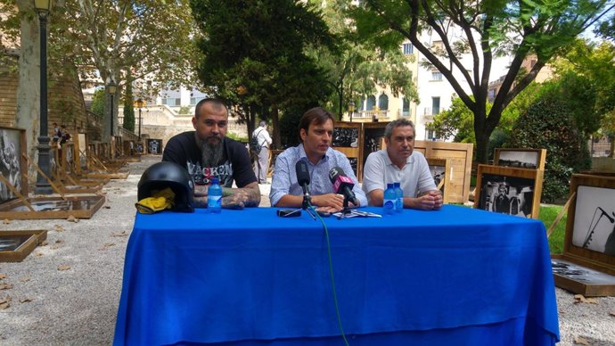 Pep Bonet en la exposición de 'Röadkill Motörhead'