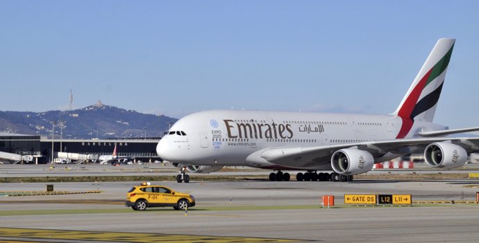 Avión de Emirates