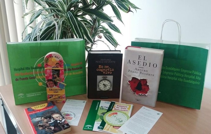 Parte del material que el Hospital de Montilla aporta al evento