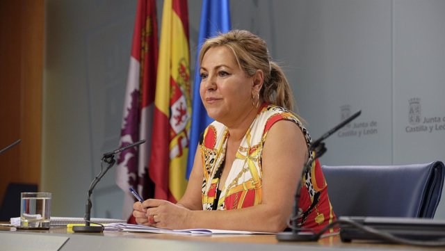 La vicepresidenta y portavoz de la Junta, Rosa Valdeón