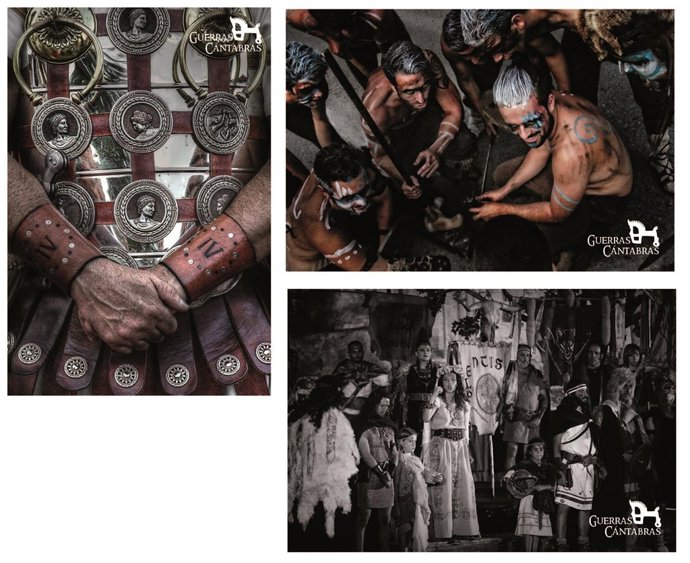 Postales de Correos de las Guerras Cántabras