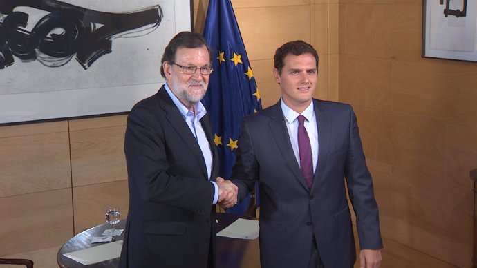 Cuarta reunión entre Mariano Rajoy y Albert Rivera
