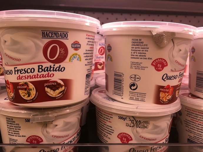 Productos de Hacendado envasados en Francia