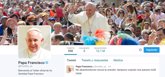 Foto: La cuenta en español de Twitter del Papa es la más seguida con más de 12 millones