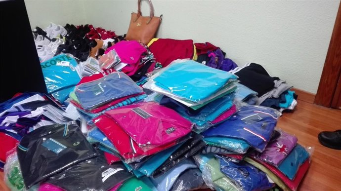 Imagen del material incautado