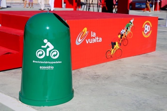 Ecovidrio colabora con la Vuelta a España