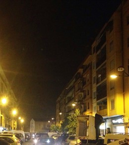 Alumbrado en la calle Pintor Matarana