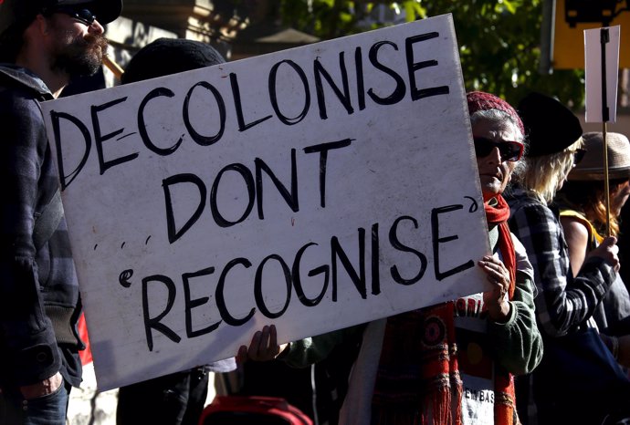 Protesta de aborígenes australianos