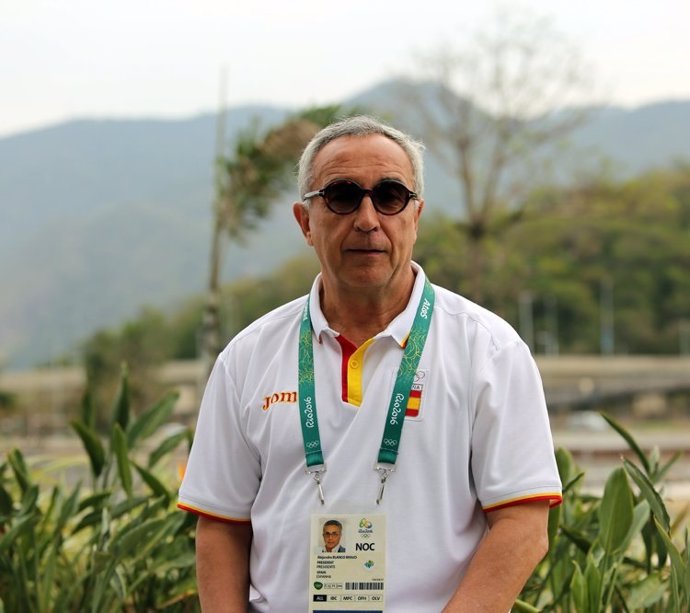 El presidente del COE Alejandro Blanco en los Juegos de Río