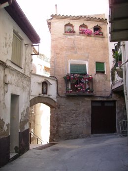 Calle Parroquia de Fraga (Huesca)