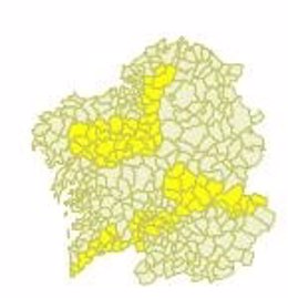 Aviso amarillo por altas temperaturas en Galicia el 22 de agosto.