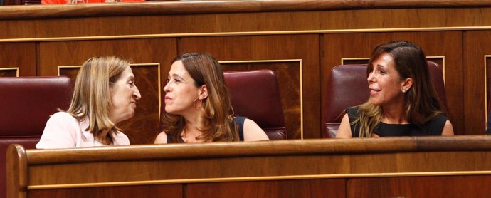 Ana Pastor, Rosa Romero y Alicia Sánchez Camacho, del PP