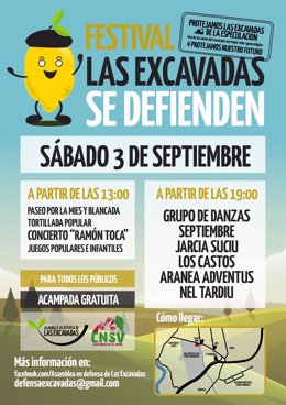 Sábado 3 De Septiemb "Festival Las Excavadas Se Defienden"