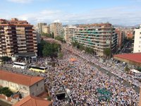 La ANC celebra que Colau prevea participar en la manifestación de la Diada