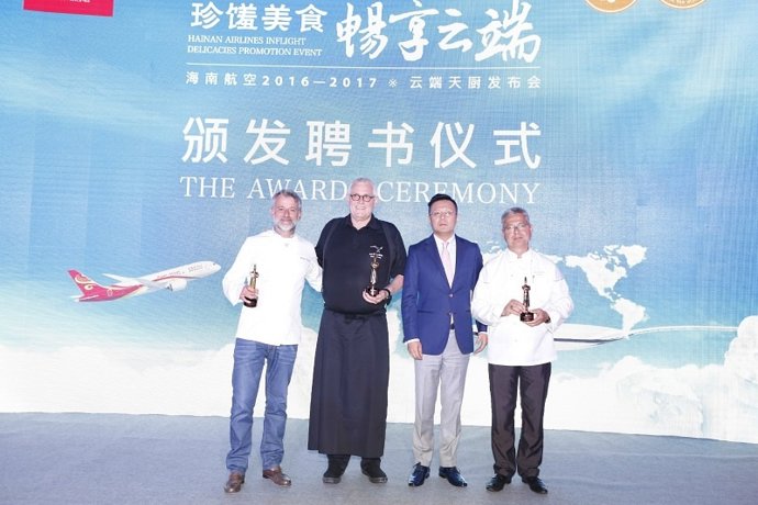 Hainan cocina en el aire