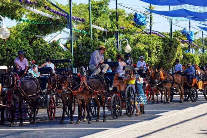 Feria de Málaga, caballos, Real Cortijo Torres 