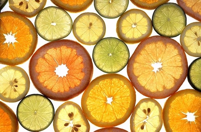 Cítricos, naranjas, limones, limas, naranja, limón, lima