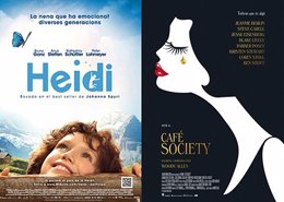 Estrenos 'Heidi' y 'Café society'