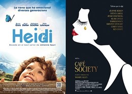Estrenos 'Heidi' y 'Café society'