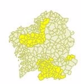 Aviso amarillo por altas temperaturas en Galicia para el miércoles 24 de agosto.