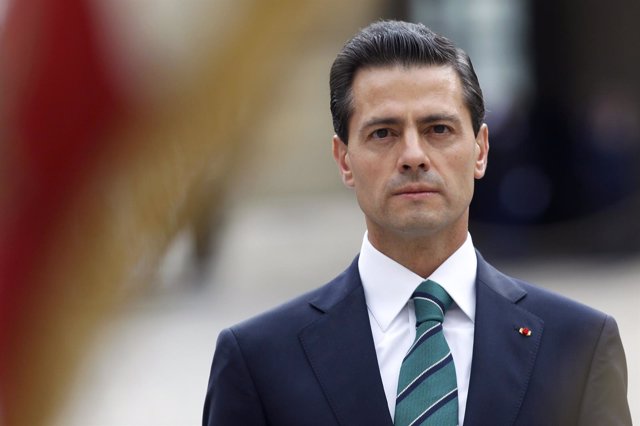 El presidente de México Enrique Peña Nieto en Francia 