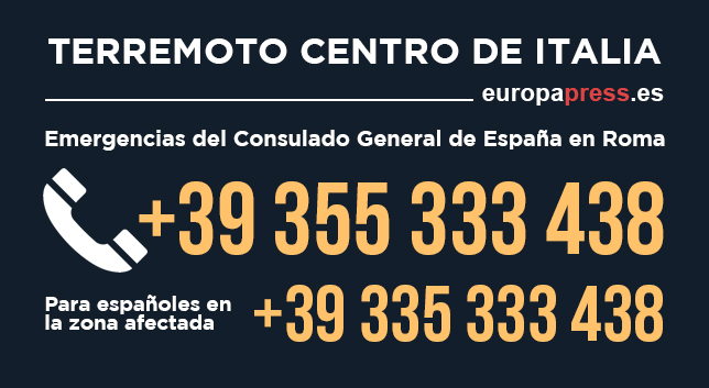 Campanario de una iglesia de Amatrice golpeado por el terremoto de Italia