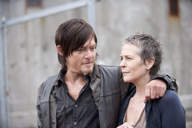 Carol y Daryl en The Walking Dead