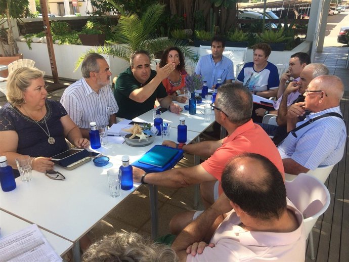 La eurodiputada socialista Clara Aguilera y Rafael González Tovar