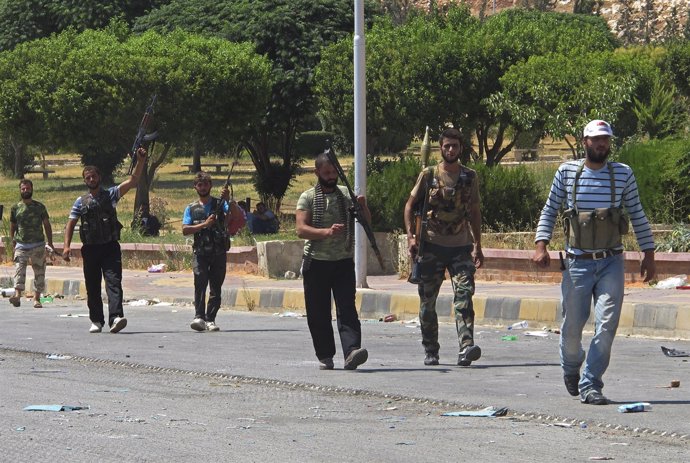 Combatientes del Ejército Libre Sirio 