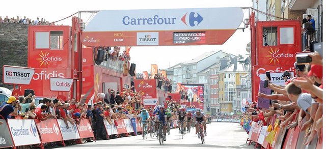 Meersman se impone en el sprint de Lugo