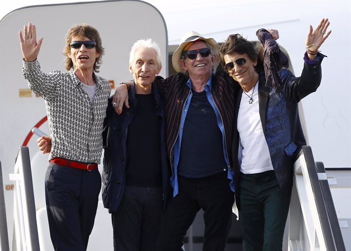 Los Rolling Stones aterrizan en Cuba 