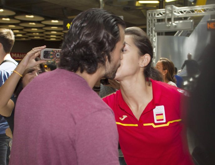 Carolina Marín y su novio Alejandro/ José Velasco