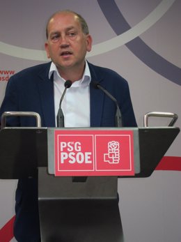El candidato del PSdeG a la Presidencia de la Xunta, Xoaquín Fernández Leiceaga