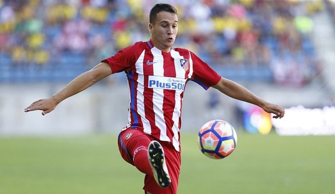 Javier Manquillo con el Atlético de Madrid