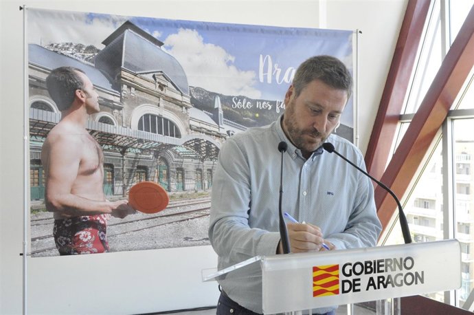 El consejero de Vertebración del Territorio de Aragón, José Luis Soro. 
