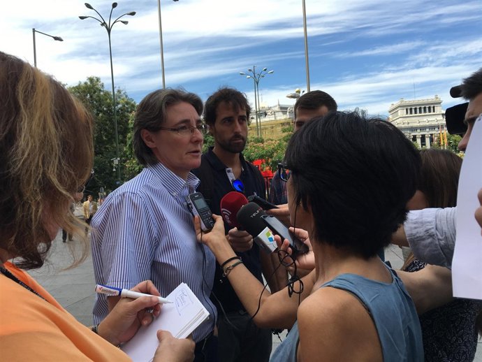 La primera teniente de  Alcalde, Marta Higueras