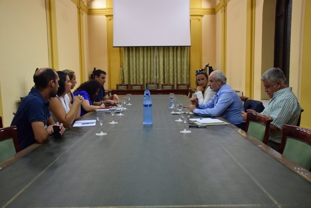 Reunión Junta Ceip Málaga por amianto
