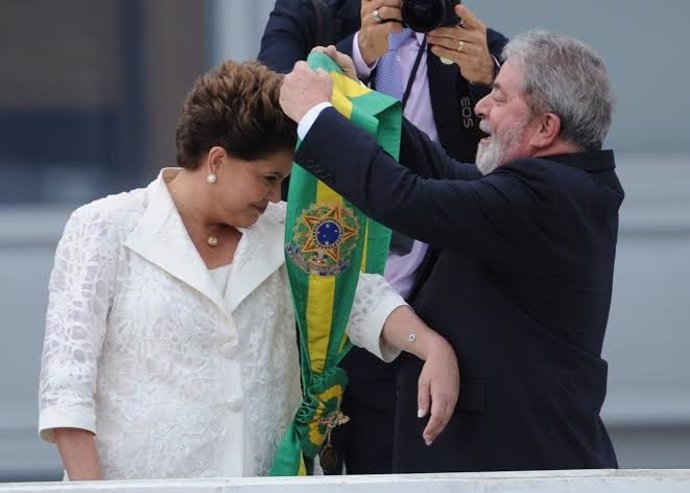 Dilma Rousseff y Lula da Silva     