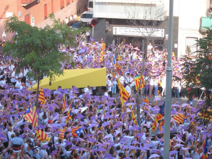 Manifestación de la Via Lliure 