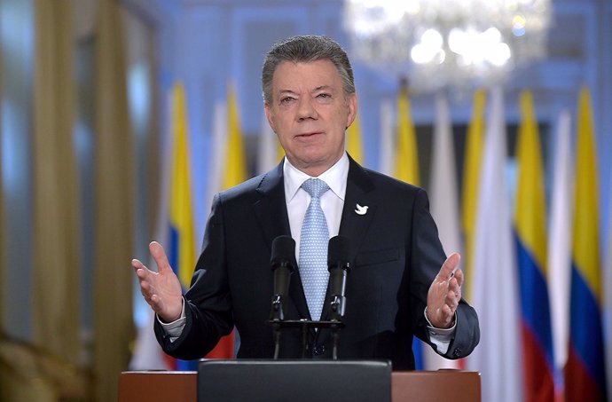 El presidente de Colombia, Juan Manuel Santos