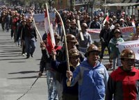 ¿Cuál es el origen de las protestas de los mineros bolivianos?