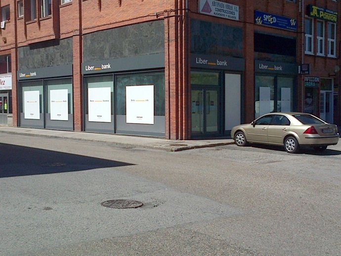 Oficina de Liberbank con la nueva imagen