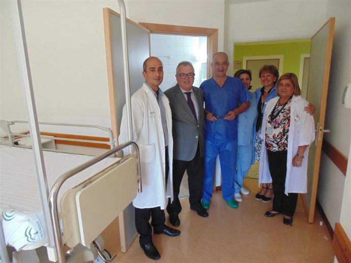 Visita al hospital de Riotinto. 