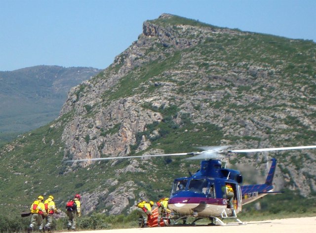 Los helicópteros de la Generalitat han realizado 229 servicios de emergencias